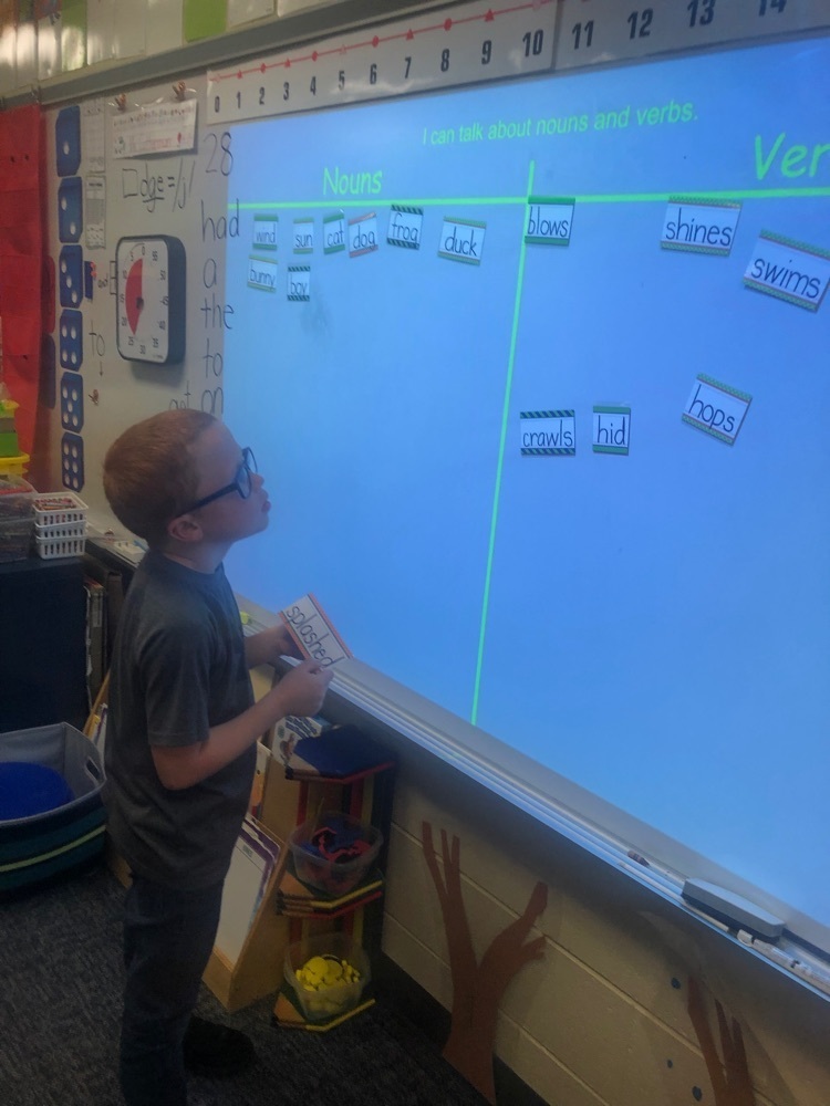 Before sorting words as nouns or verbs, we had to decode them  